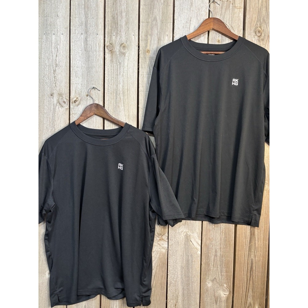 🔥Lot‎ Of 2🔥Alaskan Hardgear Duluth Men's XL Black Performance Shirts NWOT